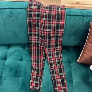 Zara plaid pants